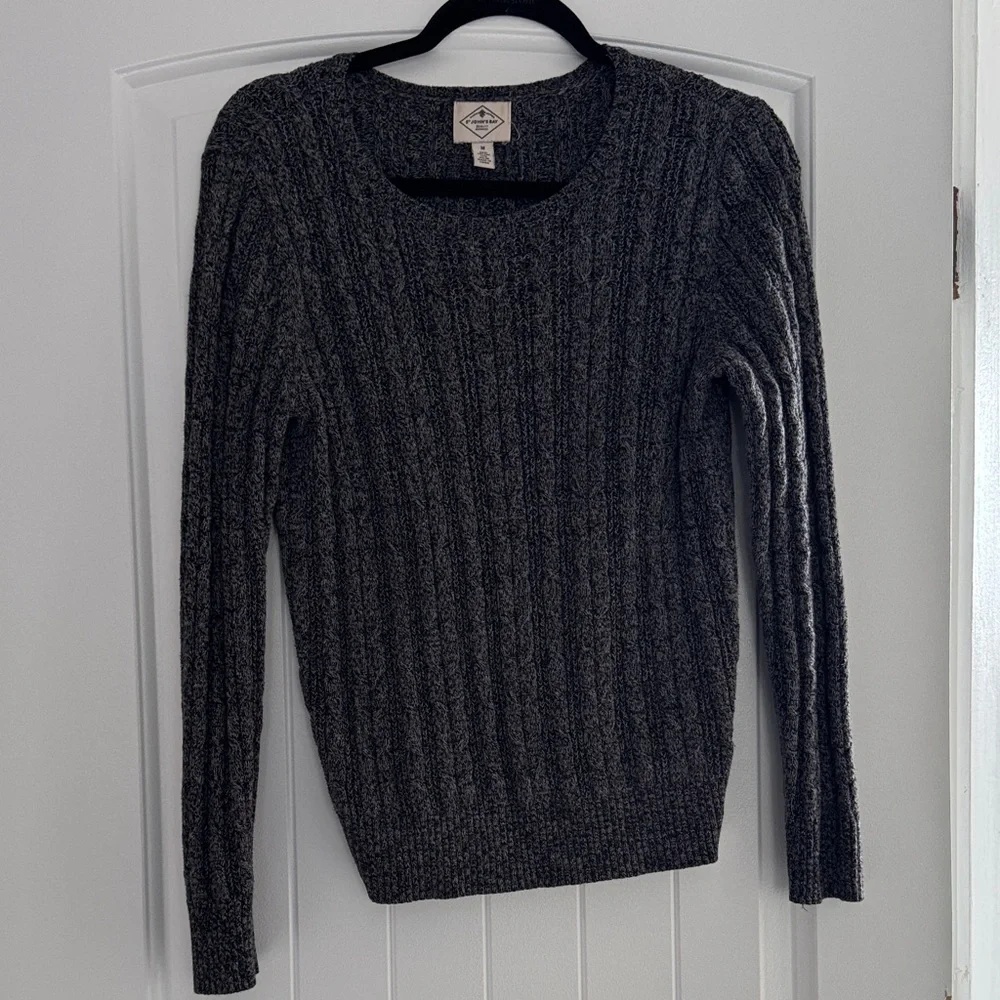 St. John's Bay Charcoal Knit Sweater